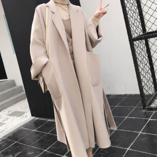 人気 ロングコート チェスターコート アウター サイドスリット A1900