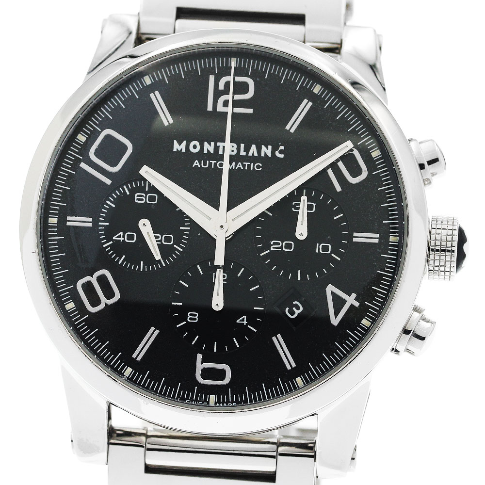 モンブラン MONTBLANC 7069/U0009668 タイムウォーカー クロノグラフ デイト 自動巻き メンズ 美品 内箱・保証書付き_934003【中古】