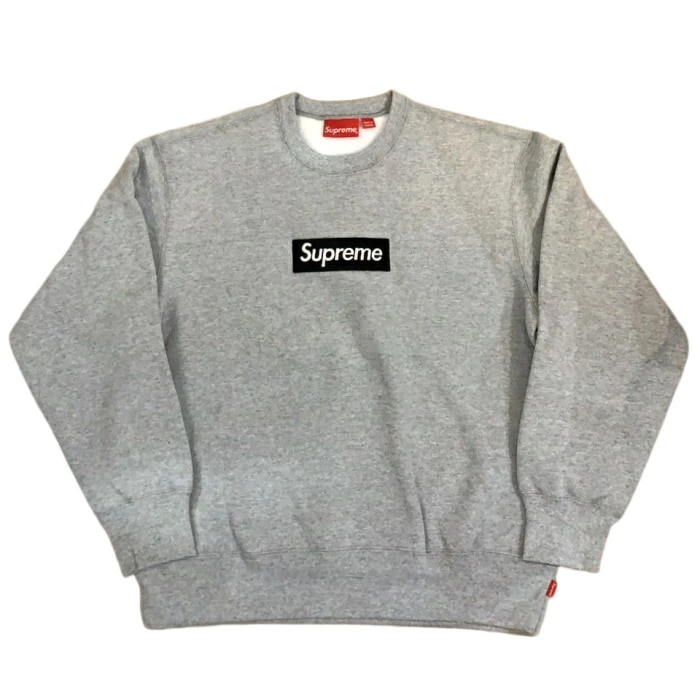 2022AW Box Logo Crew neck Heather Grey