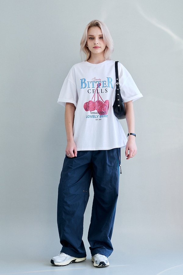 人気★BITTER CELLS☆ CHERRY BERRY TEE Qoo10 BITTER CELLS CHERRY BERRY TEE ロゴ