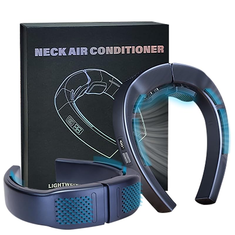即納：【2025新登場 極限冷却・最強航続ネッククーラー】YAYAMIYA ネッククーラー 首掛け扇風機 瞬間冷却 ネックファン スマート 熱中症対策 首掛けファン 超強上下風 携帯扇風機 プレゼント