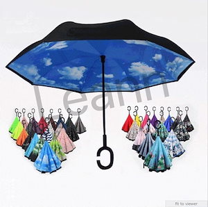逆さ傘 傘 晴雨兼用 さかさ傘 さかさかさ さかさま傘 レディース メンズ 日焼け対策 UVカット