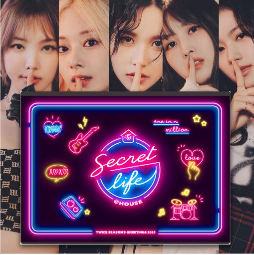 TWICE TWICE 2023シーズングリーティングDVDフォトカードカレンダー日記グッズアルバム