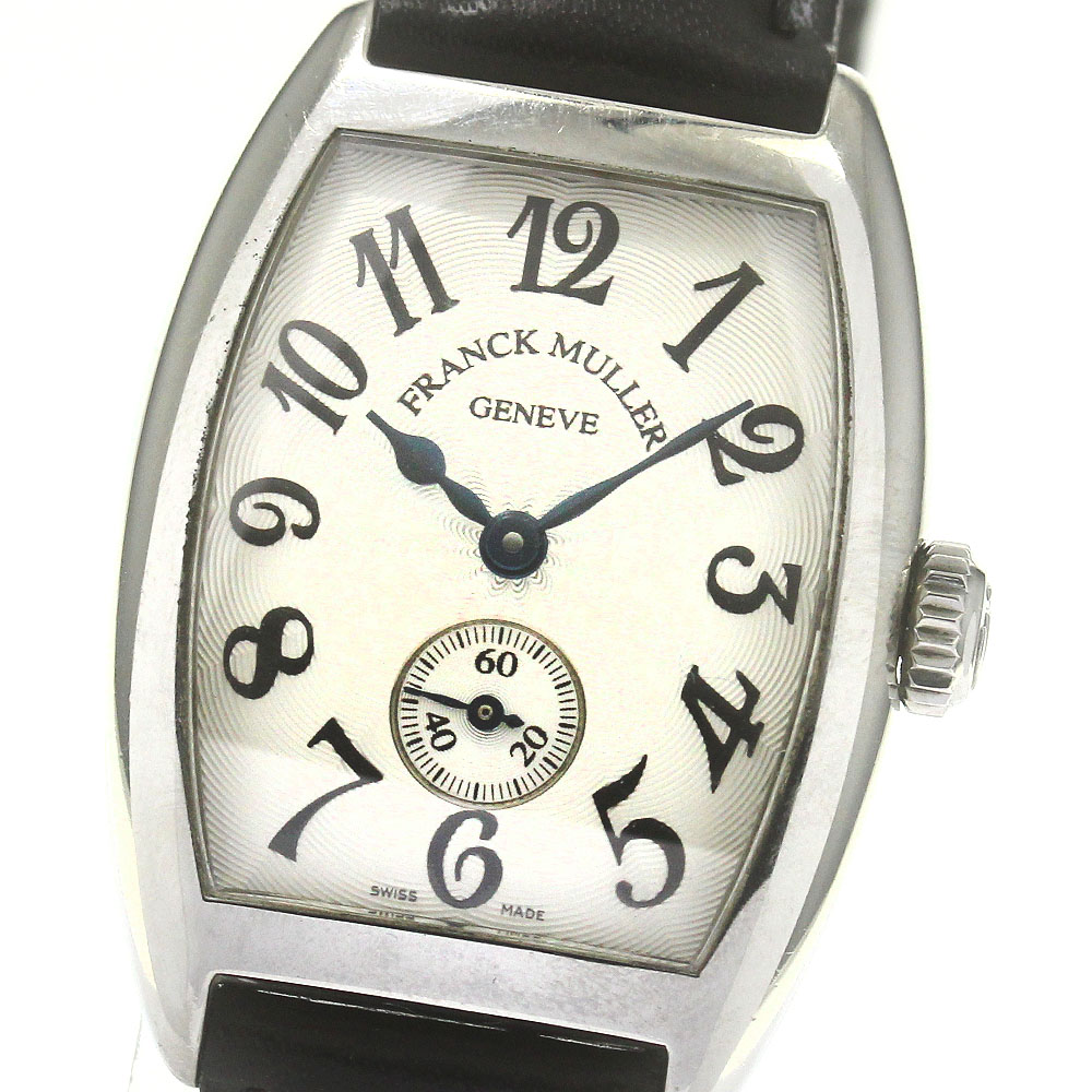 フランクミュラー FRANCK MULLER 1750S6 トノウ カーベックス スモールセコンド 手巻き レディース _847524【中古】