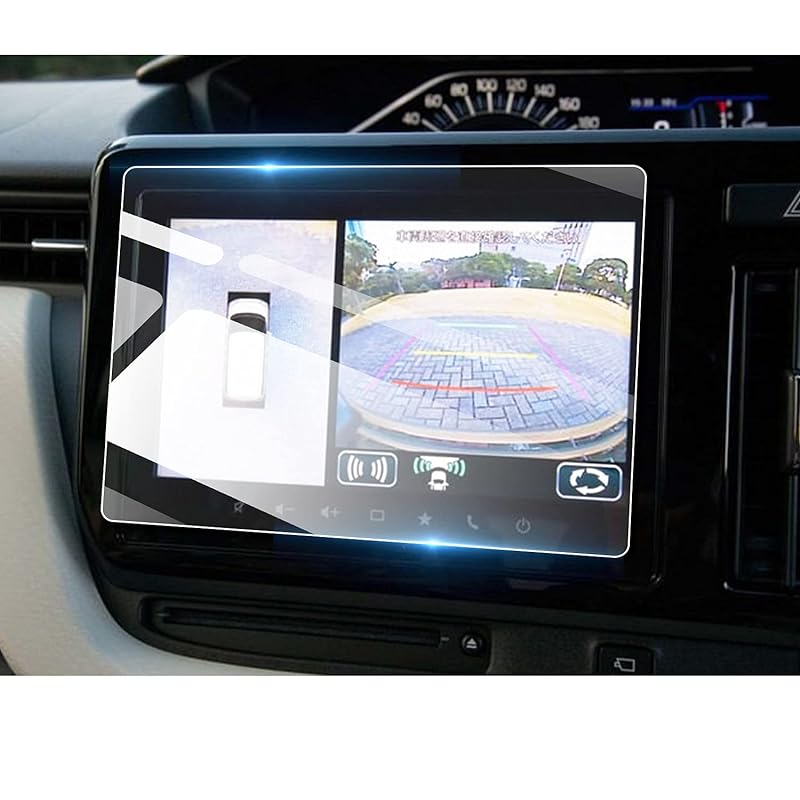 ruiya 強化ガラス スズキ 新型ソリオ 専用 カーナビ 9インチ 保護フィルム MA37S MA27S 9H キズ防止 貼付簡単 カスタムパーツ