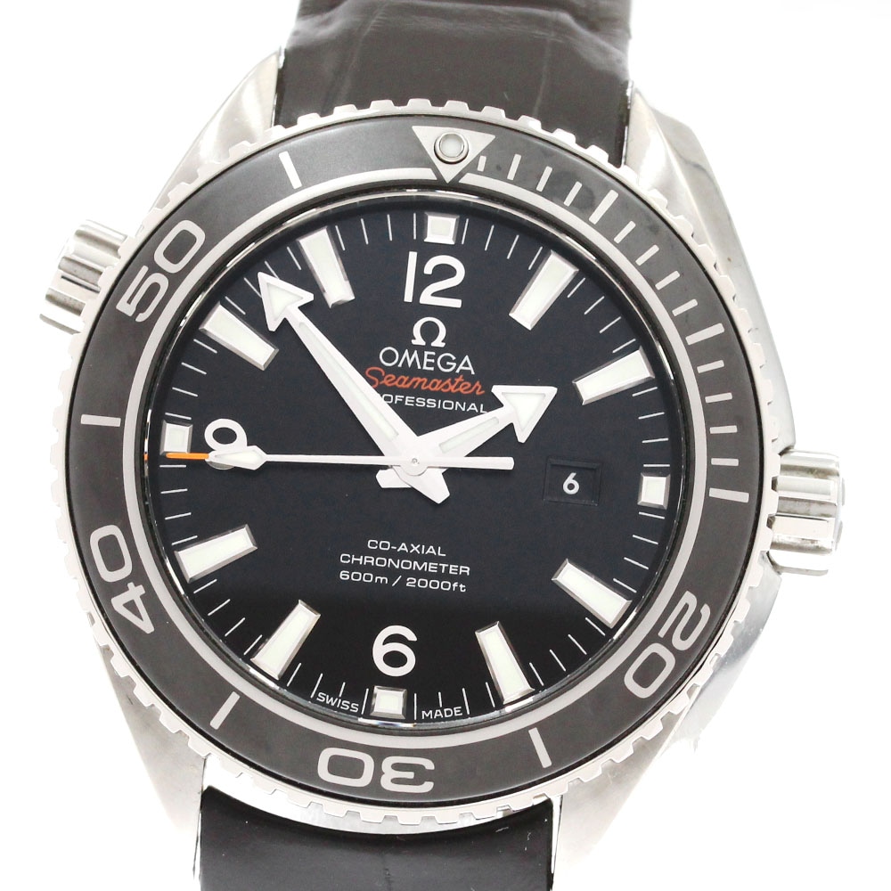 オメガ OMEGA 232.33.38.20.01.001 シーマスター プラネットオーシャン デイト 自動巻き レディース _877761【中古】