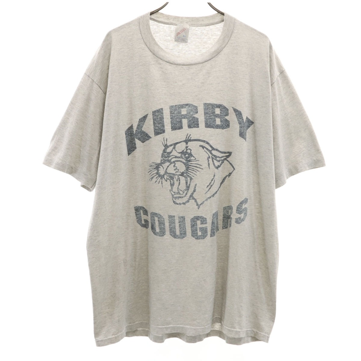 80s USA製 オールド 半袖 Tシャツ XL グレー メンズ 古着