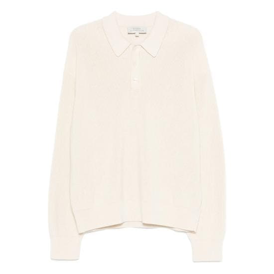 STUDIO NICHOLSON Men Polo Shirts SNM 1303 BOURNE PARCH NEUTRALS