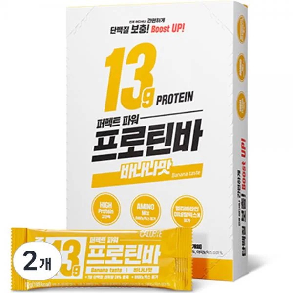 カロバイパーフェクトパワー プロテインバー プロテインバー バナナ味 칼로바이 퍼펙트파워 프로틴바 단백질바 바나나맛 5,433円