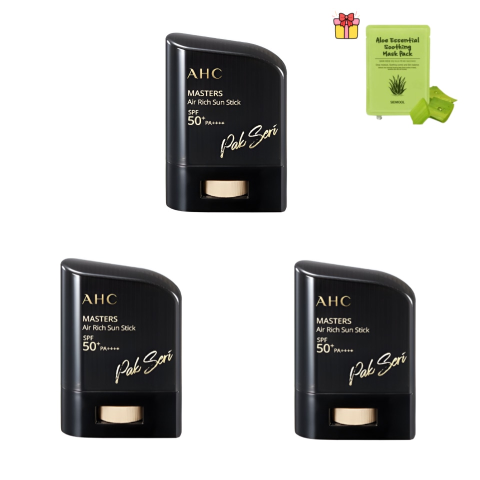 マスターズエアリッチサンスティック SPF50+ PA++++,14g 3個