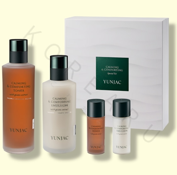 【限定ギフトセット】ユンジャク カーミング&コンフォーティング スペシャルセット [化粧水170ml＋乳液145ml] デパコス 高級 鎮静 トナー エマルジョン おすすめ