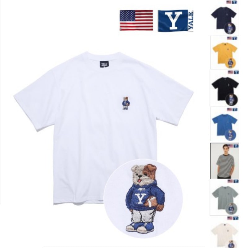 YALE/ EMBROIDERY HANDSOME DAN TEE/ 半袖Tシャツ 4,560円