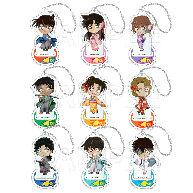 【新品/公式】 名探偵コナン_トレーディングアクリルスタンドキーホルダー 和装　【BOX／9個入り】 公式グッズ 公式ライセンス colleize コレイズ アニメ キャラクター グッズ