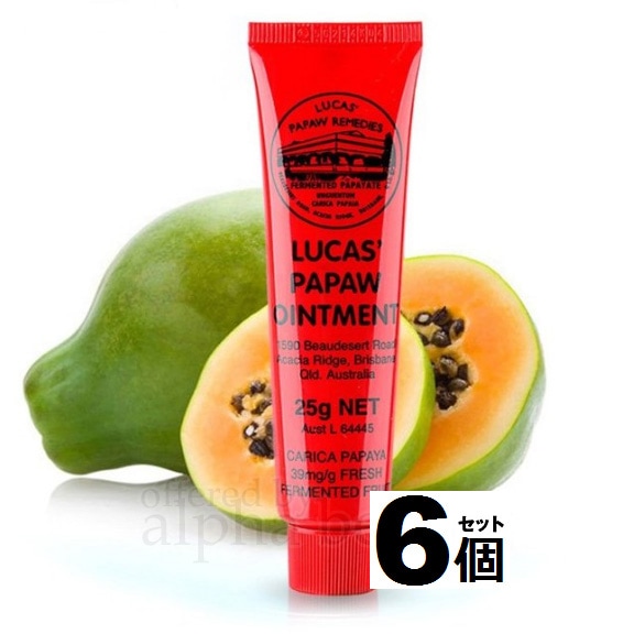 【６個セット】ルーカスポーポー クリーム 25g