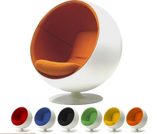 モダンなカスタマイズされたリビングルーム家具レジャースイベルチェアボールチェア 回転ボールチェア　ソファー　回転チェア 70,950円