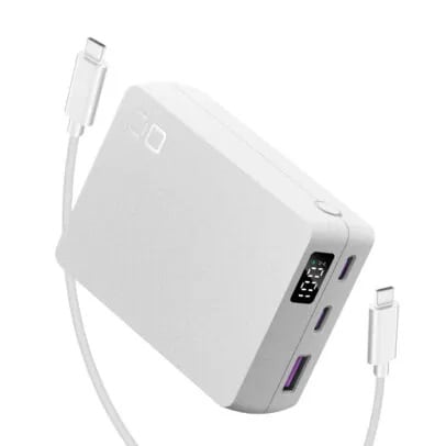CIO CIOMB67W2C1A20000-WH モバイルバッテリー USB-C×2/USB-A×1 最大67W入出力 20000mAh（ホワイト） CIOMB67W2C1A20000WH