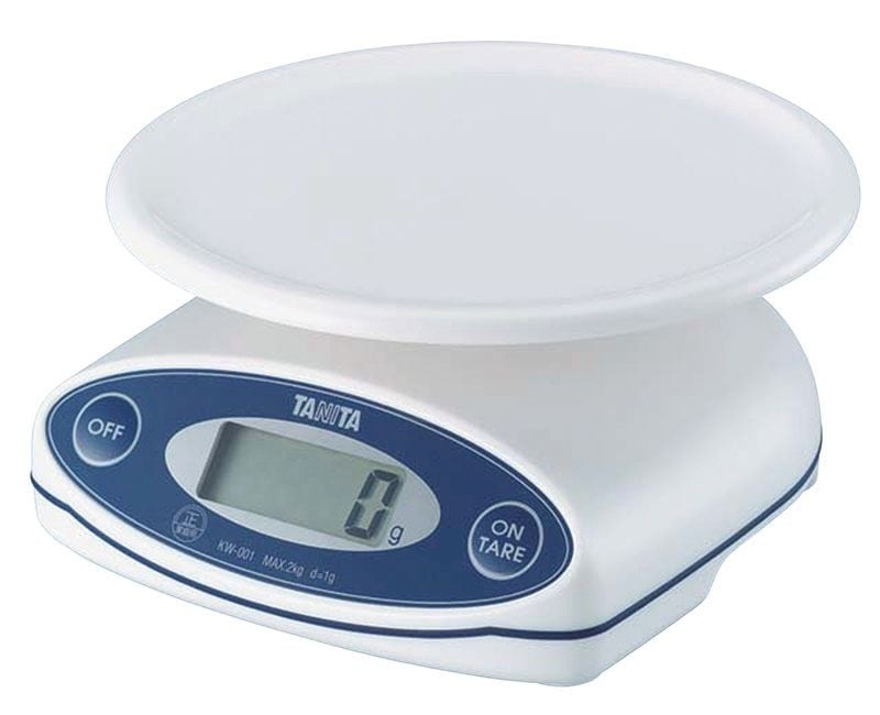 KW-001 ホワイト デジタルクッキングスケール 2kg
