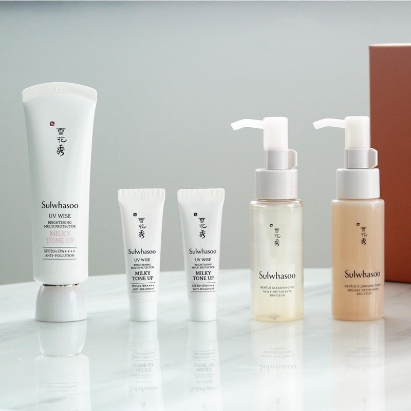 [人気] サンベククリーム 50ml SPF 50企画セット 低刺激ブライトニング日焼け止めクリーム 肌鎮静 / オプション選択 韓国化粧品