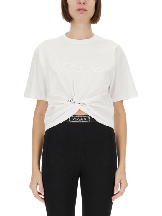 VERSACE Women Tops 1018898 1A136101W000 WHITE
