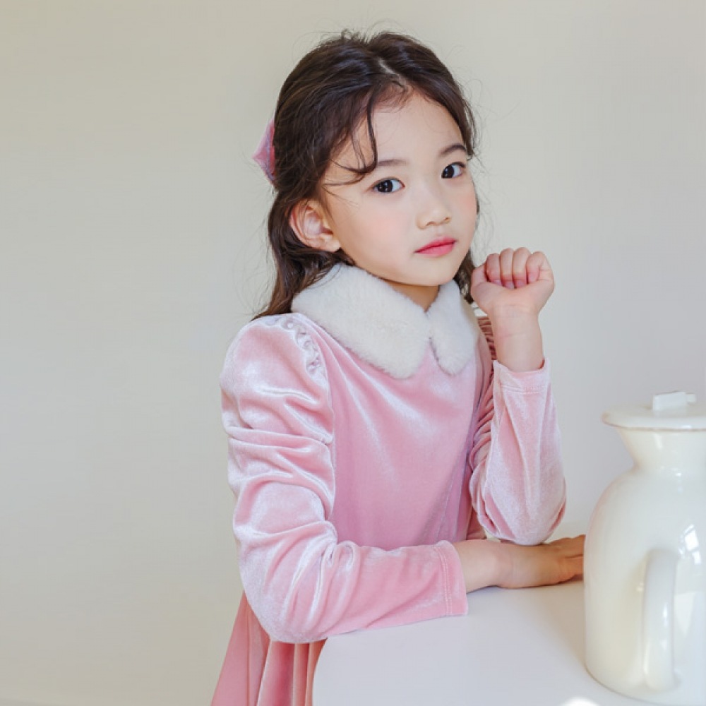 アイラブジェイ ウィッシュファーコートベルベットワンピース JTWOP05