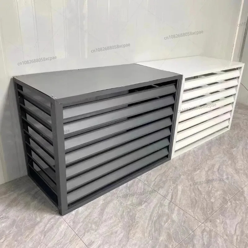 アルミ合金製エアコン室外機カバー 屋外機保護カバー 雨や日差しから守るエアコン室外機
