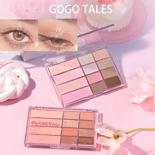 Qoo10] GOGO TALES 12色 アイシャドウ チーク シェーディ
