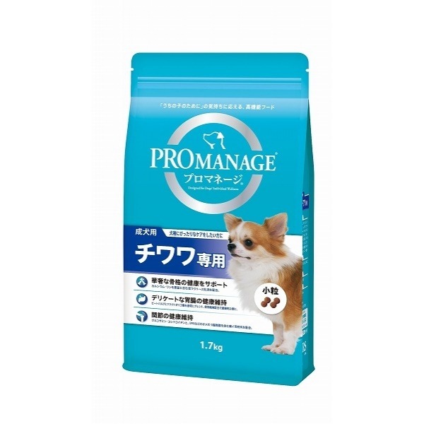 （まとめ買い）プロマネージ 犬種別 成犬用 チワワ専用 1.7kg ドッグフード [x3]