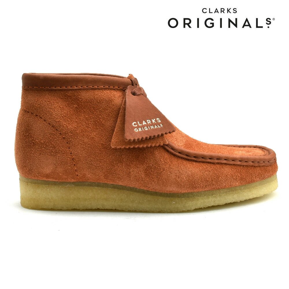 クラークス オリジナルス ワラビーブーツ メンズ ブーツ スエード タンヘアリー クレープソール CLARKS ORIGINALS WALLABEE BOOT【送料無料】[clarks-wbtan]