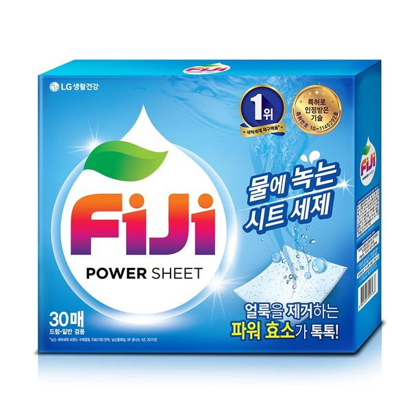 Qoo10] FiJiパワーシート洗濯洗剤フレッシュ3