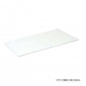 高田ベッド製作所 低反発マット用綿製カバー 幅55x長さ180cm 白 C-1238