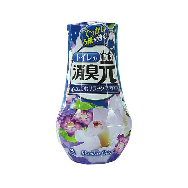 （まとめ）小林製薬 トイレの消臭元心なごむリラックスアロマ 400ml 1セット（5個）[x5]