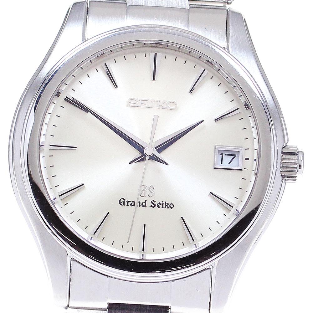 ジャンク セイコー SEIKO SBGX005/9F62-0A10 グランドセイコー デイト クォーツ メンズ 箱・保証書付き_838108【中古】