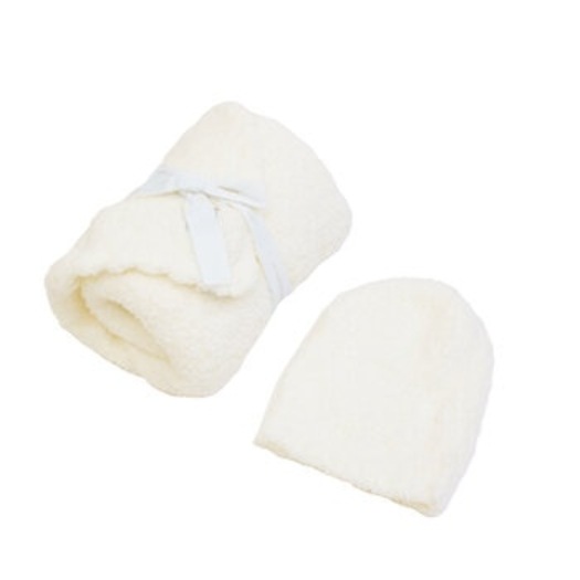 [倉庫管理]　カシウエア ベビーブランケット単色＆キャップ 約78cm x 78cm