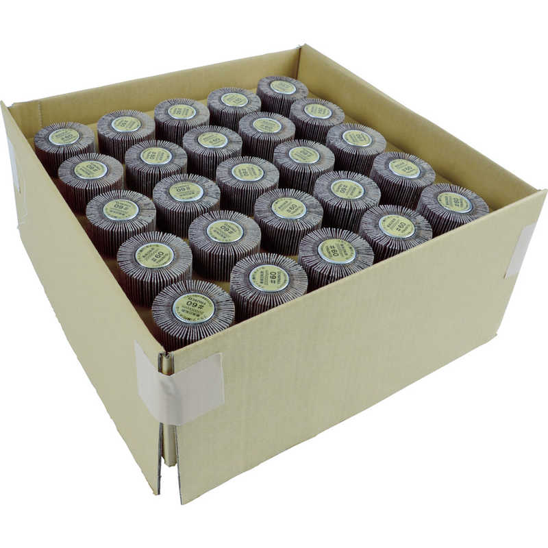 トラスコ中山　フラップホイル外径φ30×厚み25×軸径6 60# 50個入　UF30256050P