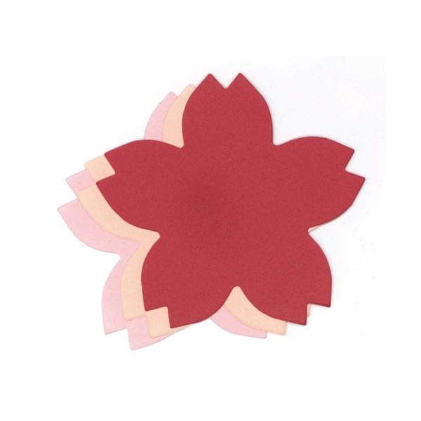 （まとめ）hanaoka ダイカットペーパーM さくら[x20セット]