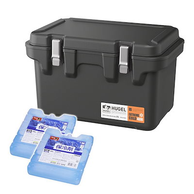 Amazon.co.jp限定】【40時間保冷】アイリスオーヤマ HUGEL 真空断熱クーラーボックス 保冷剤 【