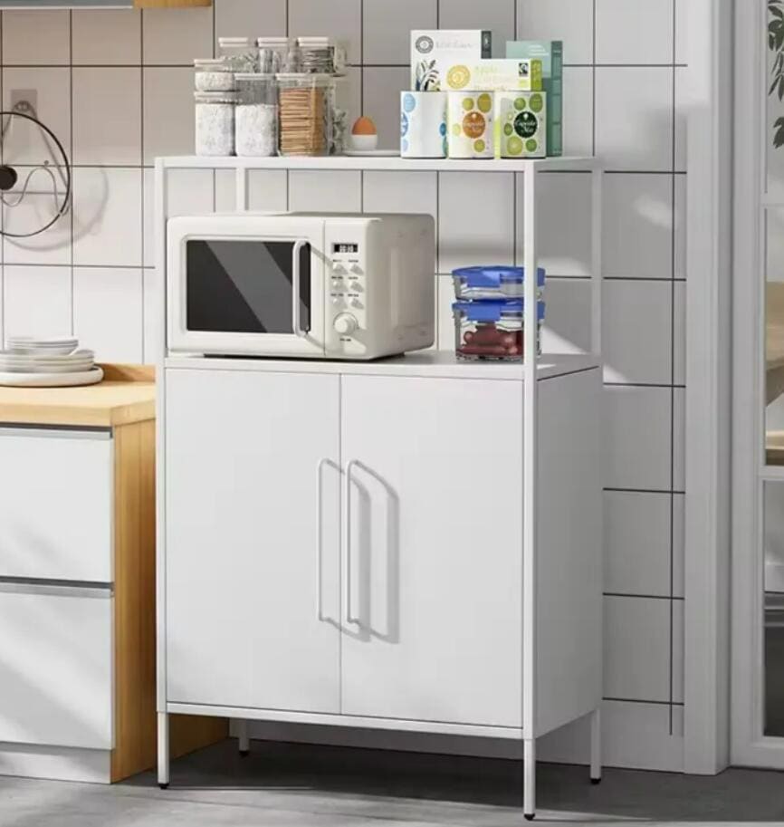 キッチン収納　スチール製キャビネットモダンな家庭用リビングルームバルコニーその他収納キャビネット