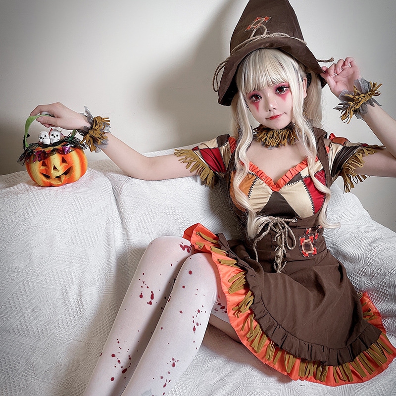 女ロビンフッドハロウィンコスチューム大人の魔女ハンター海賊服かかしポケモンパーティー演出服 4,586円
