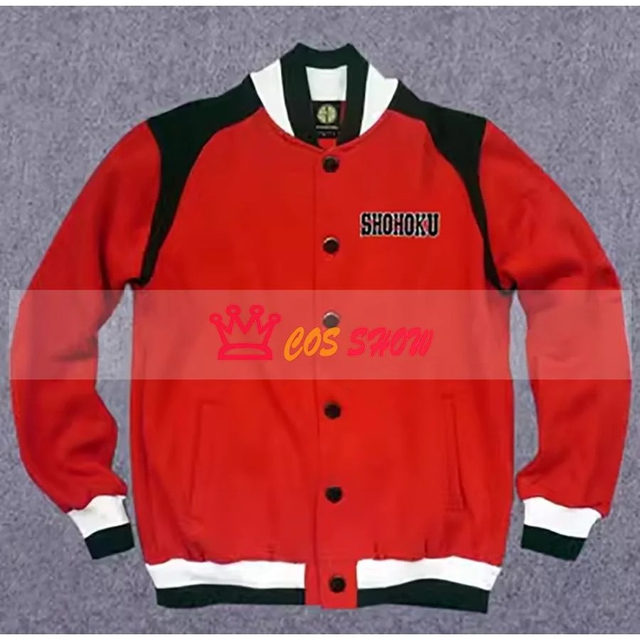 人気商品N0.1 スラムダンク SLAM DUNK 湘北高校 ジャケット スウェット コスプレ衣装 大人用 運動服 刺繍 仮装 学園祭 誕 プレゼント 男女兼用