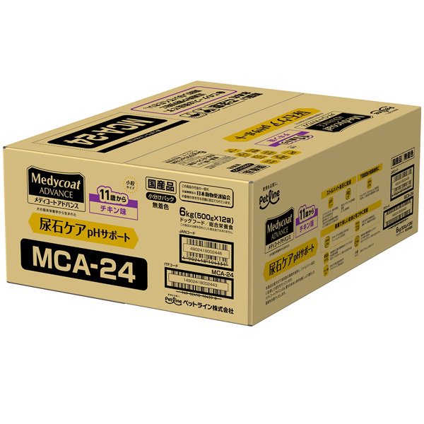 ドッグフード　メディコートアドバンス　尿石ケア　ｐＨサポート　１１歳から　６ｋｇ（５００ｇX１２袋）　ＣＲＣ45―03―76―30―00その他