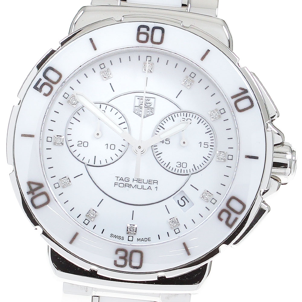 タグホイヤー TAG HEUER CAH1211 フォーミュラー1 クロノグラフ 12Pダイヤ クォーツ メンズ 美品 _829710【中古】