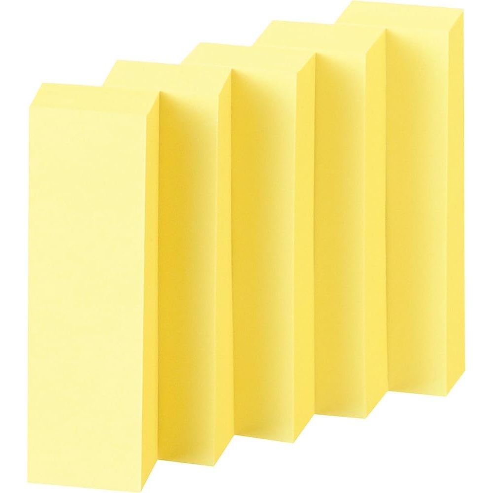 （まとめ買い）コクヨ 付箋 ふせん K2 50x15mm イエロー 100枚x50本 K2メ-5015Y [x3]