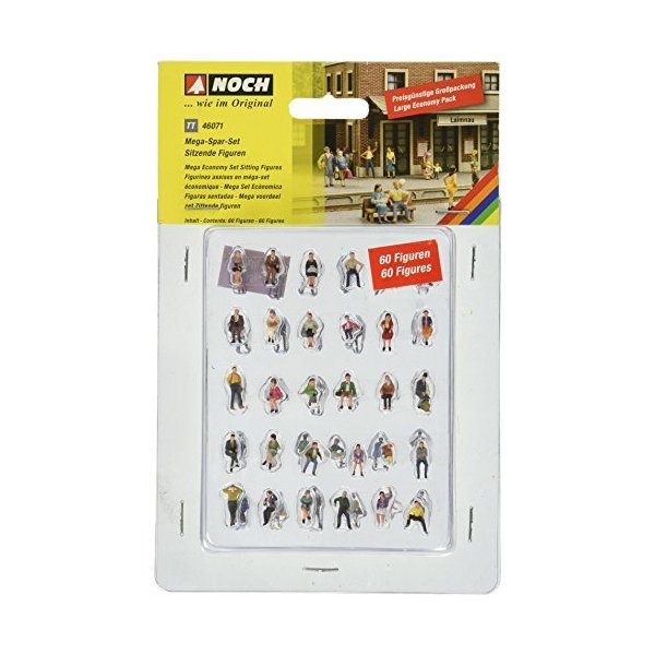 Noch 46071 Mega Economy Fig Set 60/ Tt Scale Figures 並行輸入品 38,500円