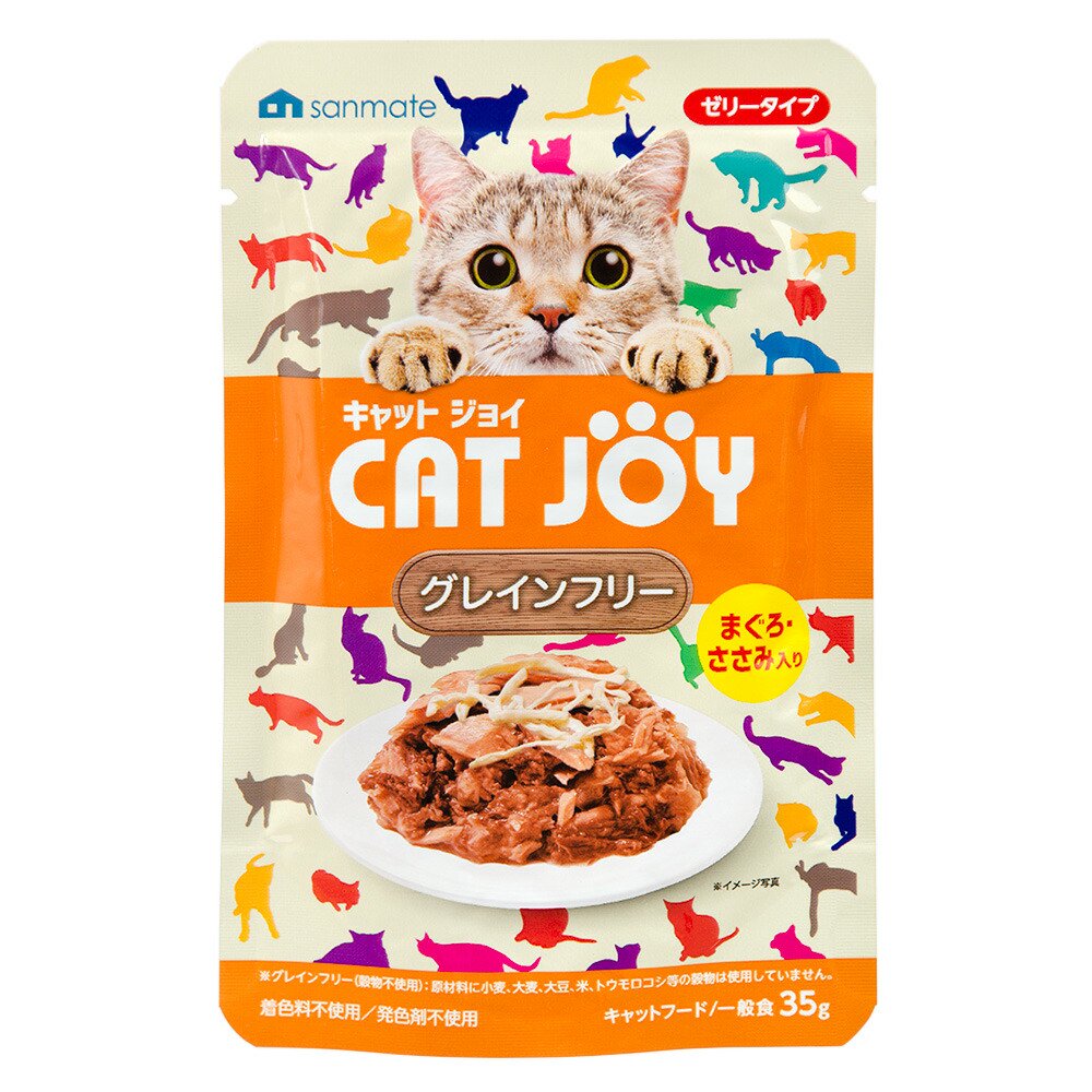 サンメイト　ＣＡＴ　ＪＯＹ　グレインフリーパウチ　まぐろ・ささみ入り　３５ｇX１４４袋　ＣＲＣ35―20―99―00―00 7,028円