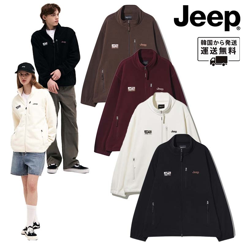 2WAY Rainbow Label Half Neck Fleece Zipup JR5TZU191フリース ジャケット 軽い 軽量 韓国 ジープ レディース メンズ フードなし ジップアップ 6,951円