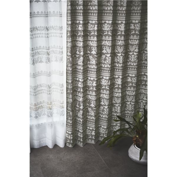 遮光 カーテン 100178cm ブラウン 遮光等級：2級 タッセル付き 形状記憶加工 サーナヤオッリ ナイトインザF 5,184円