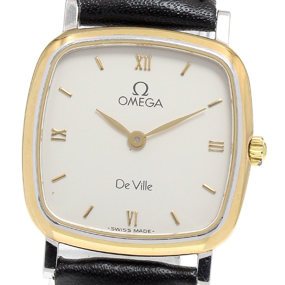 オメガ OMEGA デビル スクエア クォーツ レディース _825907【中古】