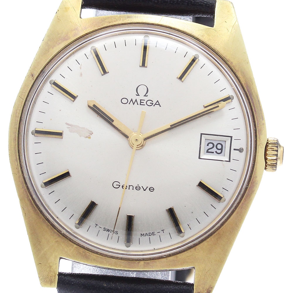 オメガ OMEGA 136.041 ジュネーブ デイト Cal.613 手巻き メンズ _933638【中古】