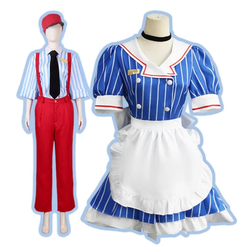 コスチューム　初音ミク×メズマライザー　重音テト　メイド服　カフェ服　コスプレ衣装 舞台衣装　ウィッグついか可能　イベント　仮装　ハロウィン　衣装