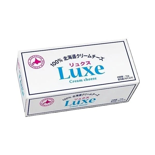 チーズ Luxe リュクス 北海道産 クリームチーズ 北海道乳業 1kgx6個セット パン お菓子 手作り 材料 ギフト 北海道土産 お土産 人気 お取り寄せ 限定 おすすめ スイーツ グルメ 贈り物